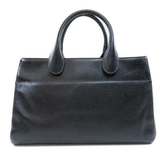 Chanel Coco Mark Silver Metal Fittings 2way Handbag - Picture 2 of 9